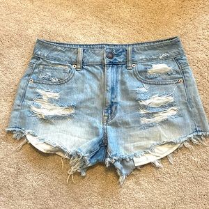 American Eagle Distressed Denim Shorts